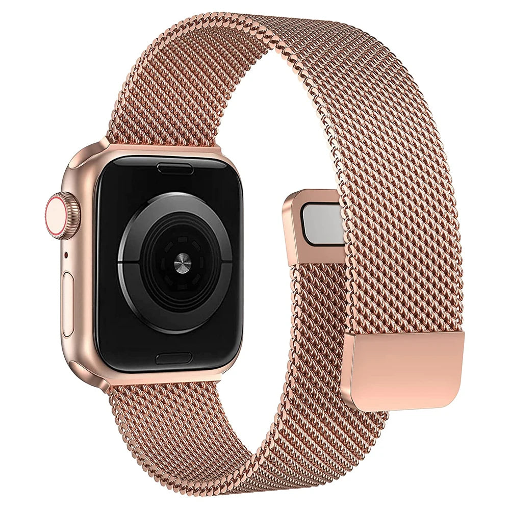 Magnetic Metal Band For Apple Women Watch